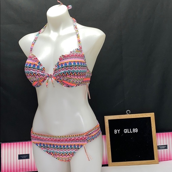 New ❤️ Victoria Secret Swimsuit 2PC 34D/L - Picture 3 of 9